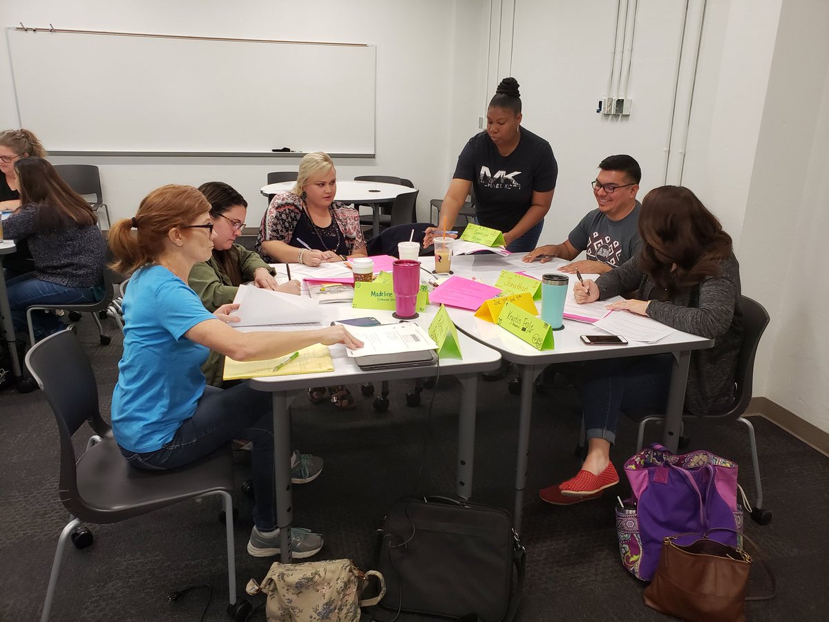 tracie1661's tweet photo. Modeling and creating Numberless Word Problems using assessments at Math Initiatives PD with @Teachharber #LockhartLeading #MathTalk https://t.co/nsdHYKz9G7