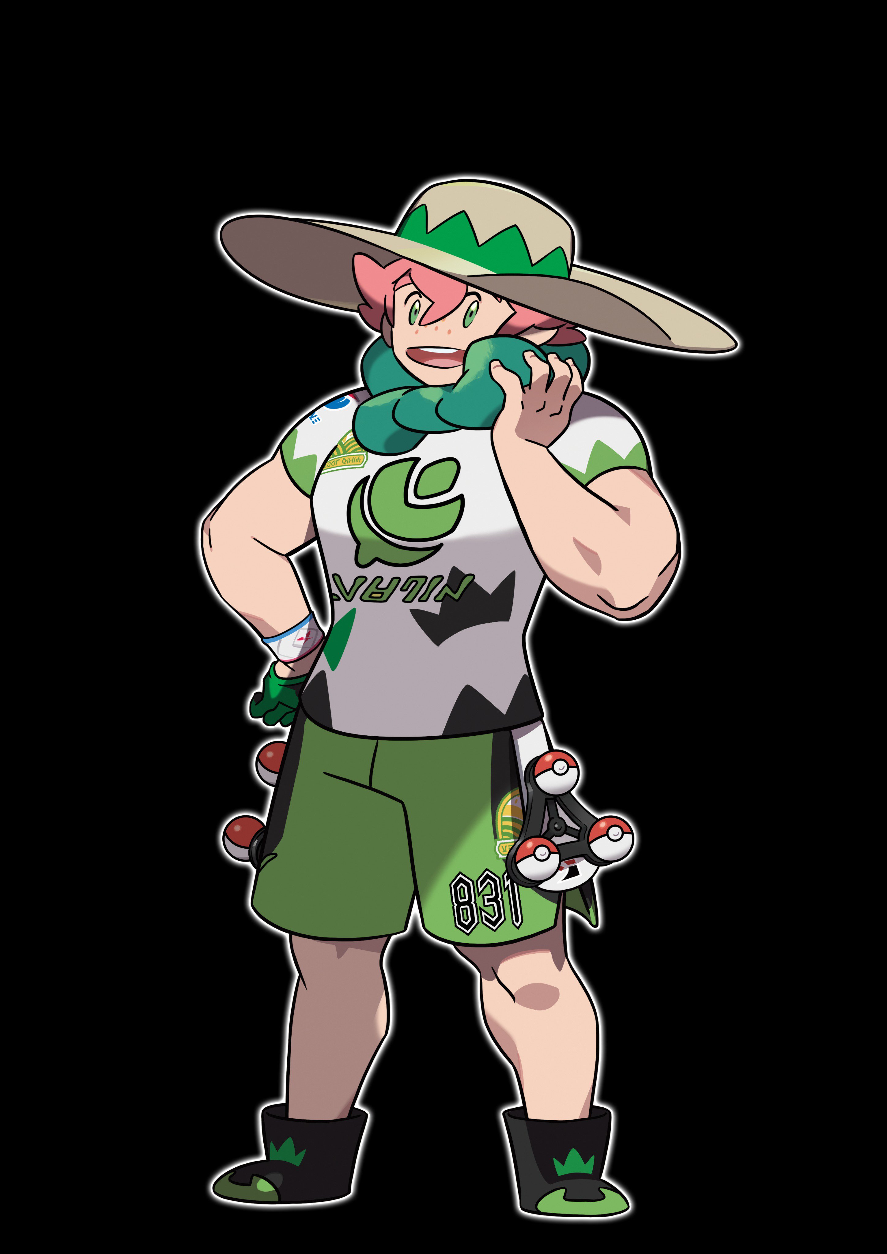 PLDH on X: Meet Pokémon Sword and Shield's Milo, the Grass Gym Leader. He  is well liked by the Trainers of his Gym. His credo is to always enjoy  battles and he