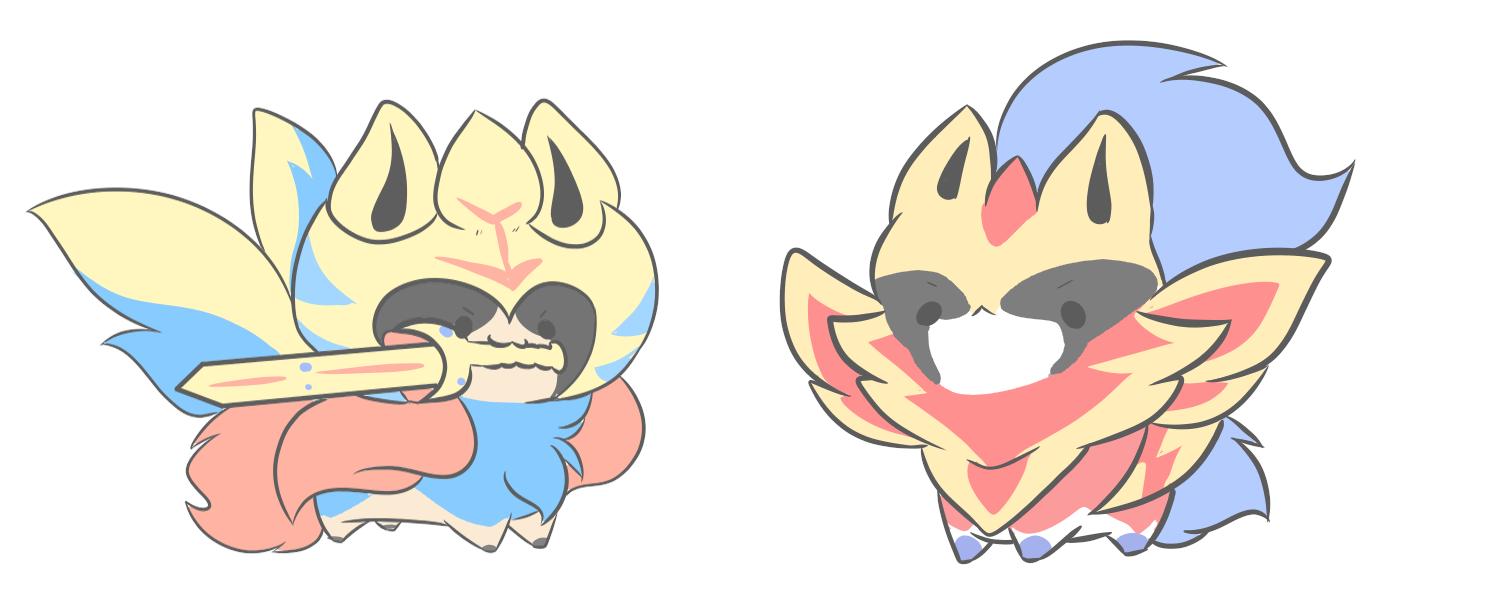 Zacian & Zamazenta  Cute pokemon pictures, Pokemon art, Cute