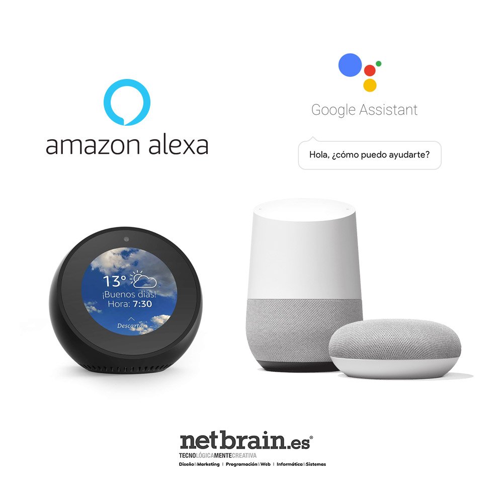 Os presentamos un nuevo servicio, siendo Netbrain.es primera empresa riojana en desarrollos para asistentes de voz para Google Assistant y Amazon Alexa.
Creación de Skills. #alexa #voicebots <a href="/AERTIC/">aertic</a> <a href="/a_crear/">A crear</a> <a href="/empresa_rioja/">FER</a>