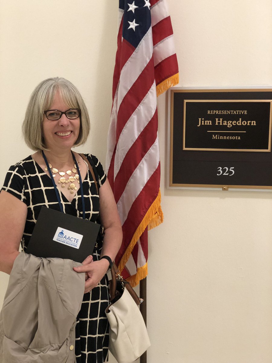Just had a great meeting with Jim Hahn in Rep. Jim Hagedorn’s office. Thanks for your support of teacher education! <a href="/mnacte/">MNACTE</a> #AACTEWW19 <a href="/RepHagedorn/">Congressman Jim Hagedorn</a>