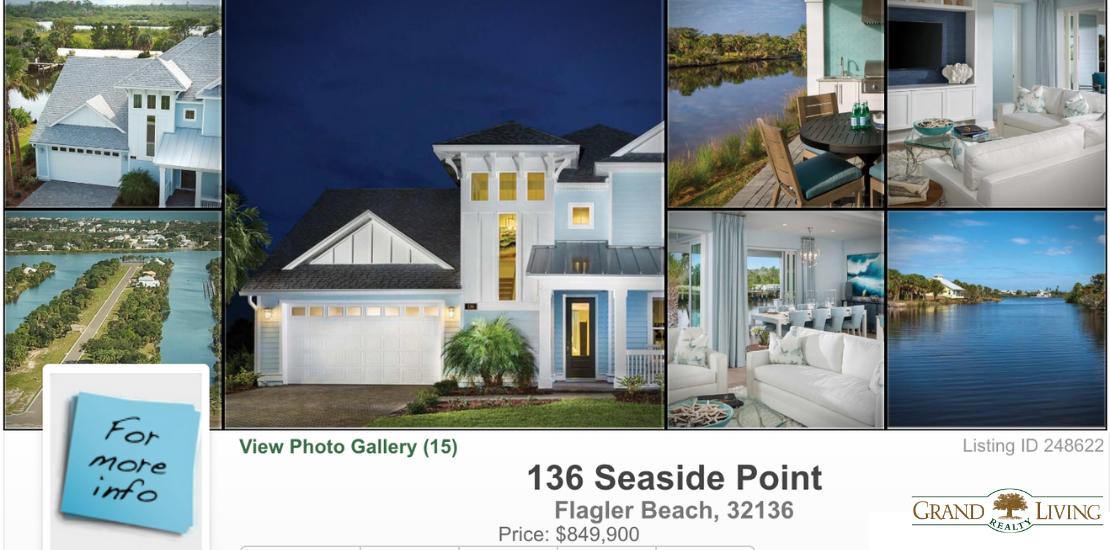 GrandLivingReal's tweet photo. #Waterfront coastal charm with classic #architecture come together in this 3 bedroom/ 2.5 bath Seabreeze model #home. Explore more here: https://t.co/lfvy5caVrT https://t.co/HxPOdEP2gZ