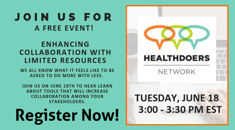 HealthDoers's tweet photo. Have you registered yet? Join us for a FREE event to learn more about doing more with limited resources. Discover how HealthDoers could help you and your #healthcare projects. https://t.co/ytL3KiEdjW https://t.co/7in9tyjb6o