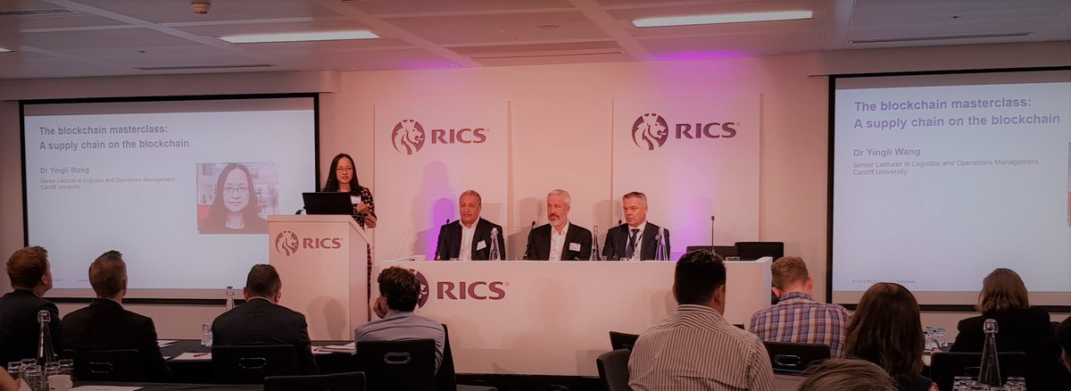 RICSnews's tweet photo. The afternoon starts with a Blockchain Masterclass for our conference delegates. You can read more about Blockchain and other technologies at https://t.co/oxwKipBmlI #RICStech https://t.co/4Fjd3eiK4x
