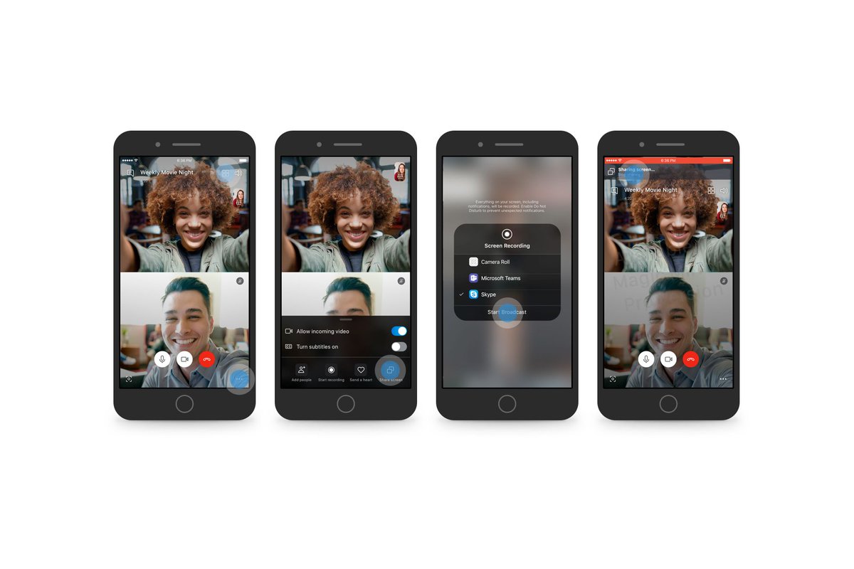 Skype now lets anyone share their screen on iOS and Android
