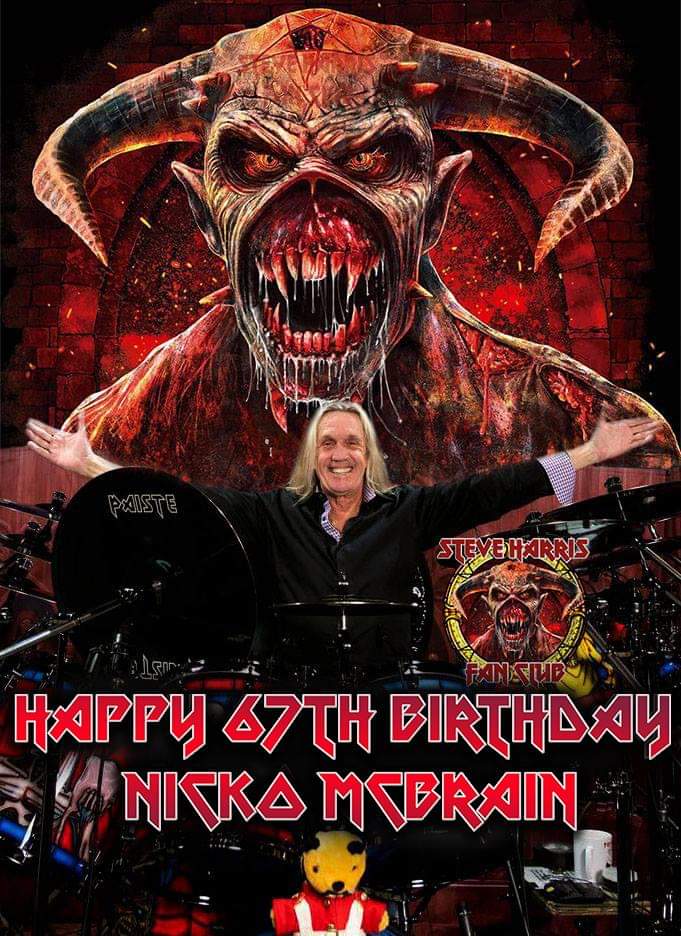 Happy Birthday Nicko   @ Nicko McBrain # 