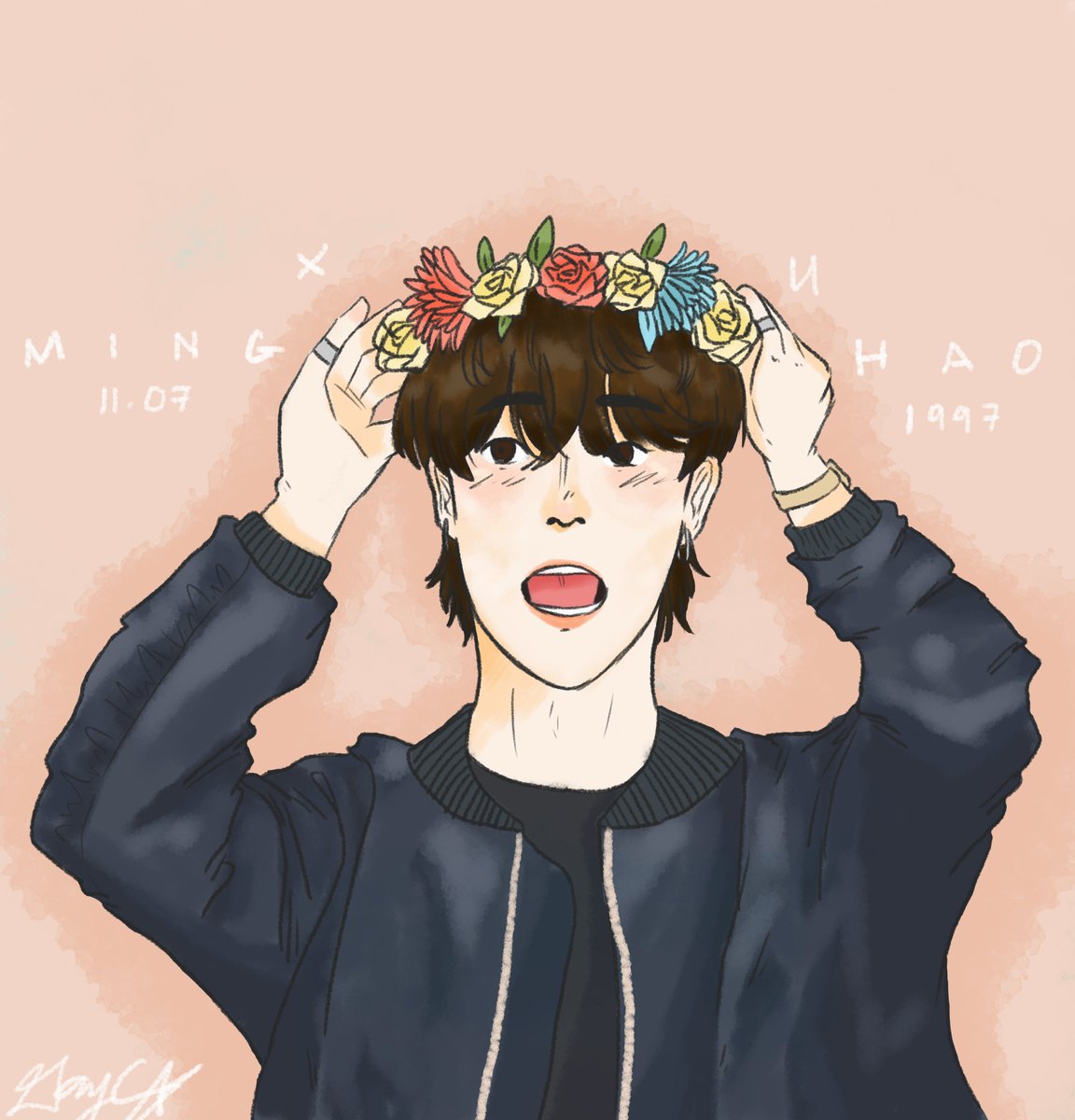 hhmstssw's tweet photo. @han01liner OK HERES ANOTHER ONE SORRY I TOOK LONG @CCourse135 BUT I HOPE U LIKE IT :"))))))
#xuminghao #fanart #fa #svt #seventeen #the8 #mingaho https://t.co/W77L2rJCjc