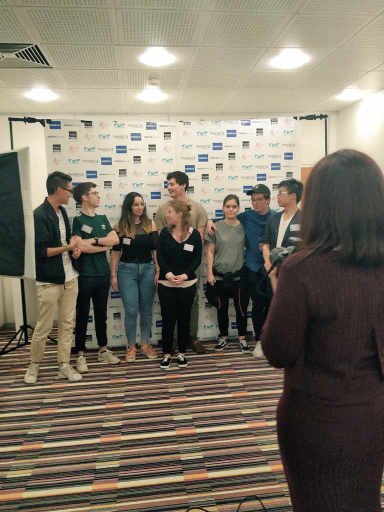 OpenTheGateFr's tweet photo. #Portraits des équipes #FresquIT &amp; #ExperimInt 📸 #GATEChallenge2019 #TelecomSudParis https://t.co/LoCBYrasyw