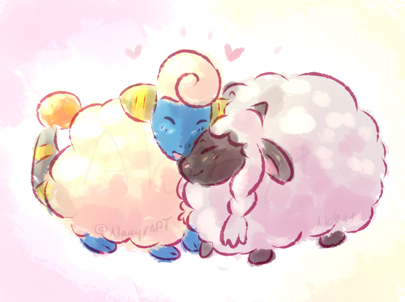 Mareep & Wooloo. 