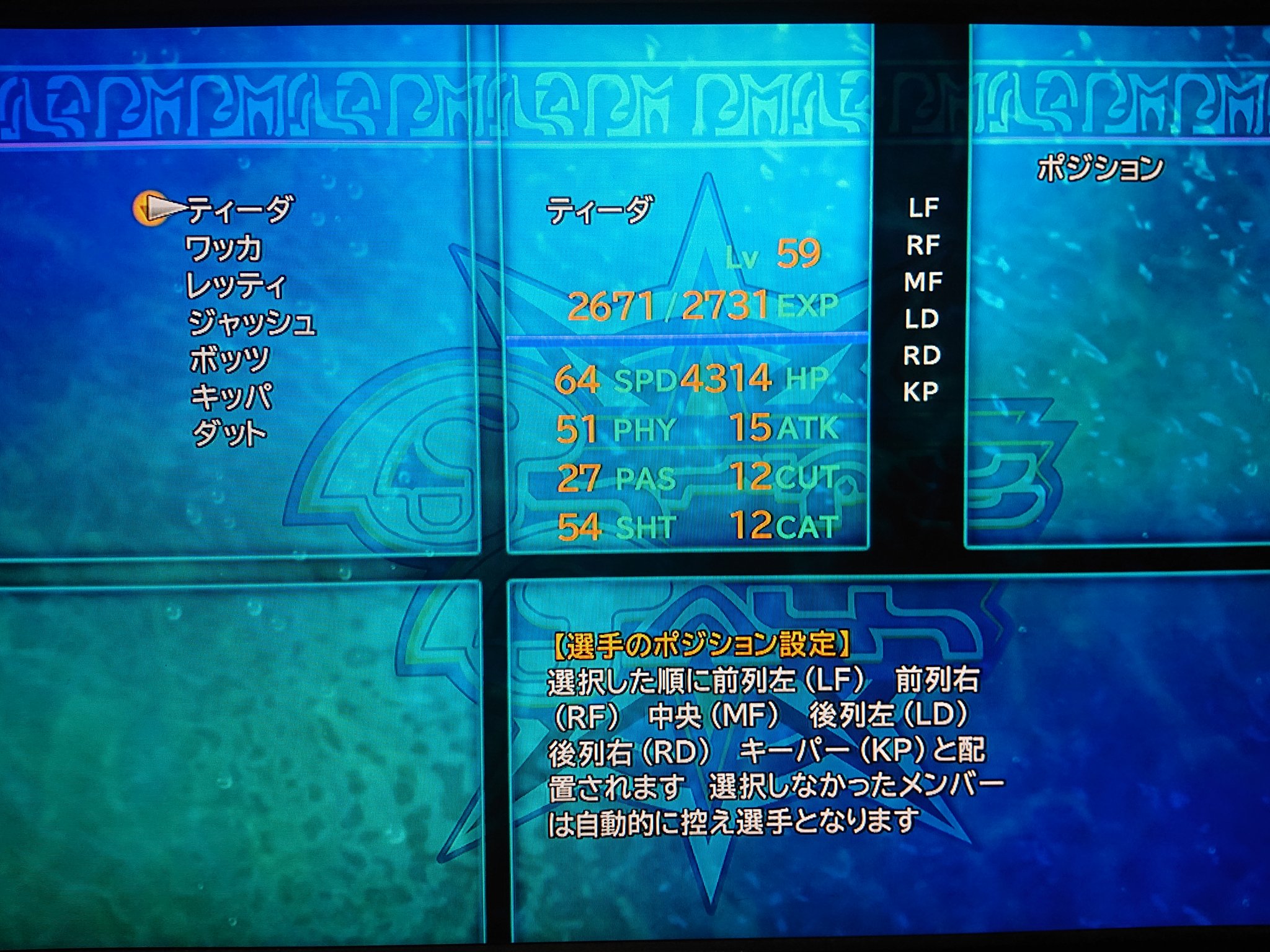 イングラム Ngt48とゲームが好きな新潟県民 そんな中 唯一ハマったのがブリッツボール 自チームで使うのは ビサイド オーラカ初期メンバー ワッカ のみという 一応の縛りプレイをしてます オーラカスピリッツ大活躍 でも水星の聖印まで来たらさすが