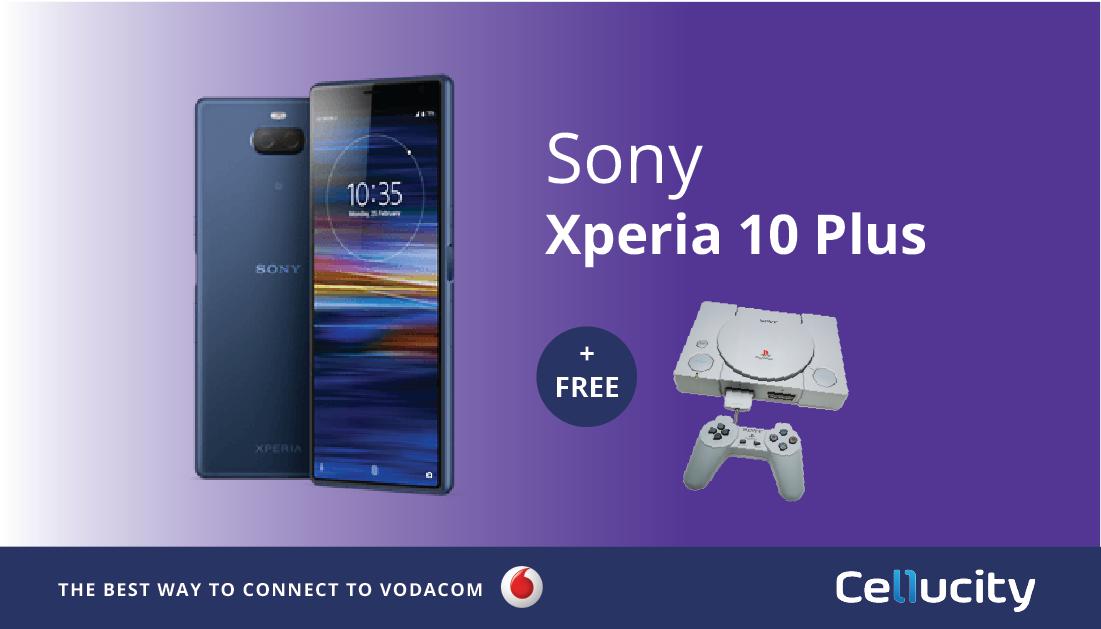 Here's to a *Limited Offer* Sony Deal! ✨😍Get the Sony Xperia 10 Plus for only R449 pm x24 on smart XS+ PLUS a FREE Playstation Classic with pre-loaded games &amp; a 32 GB memory card! 

Exclusive to <a href="/Cellucity/">Cellucity</a> 
<a href="/SonyXperiaZA/">Sony Xperia ZA</a> #Xperia10 #PlaystationClassic