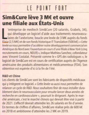 Elaia_Partners's tweet photo. 👏 Discover @SimAndCure in @lemondefr ! 👏 https://t.co/mJVlQmt2WM