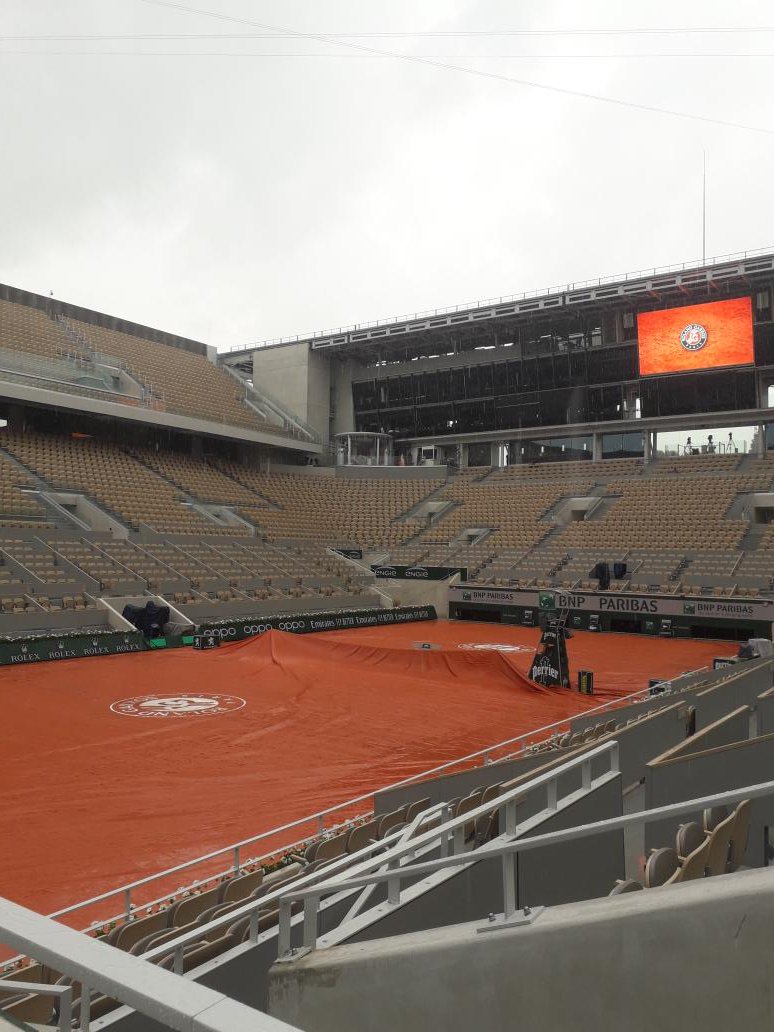 mijalj's tweet photo. Tačno u podne počela kiša i neće prestajati do uveče, tako da je program za danas otkazan #RG19 https://t.co/Y8pMtQQU5h