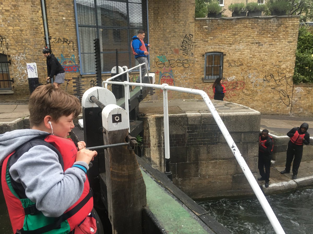 Excellent day out at islington Boating club for KS3 learners