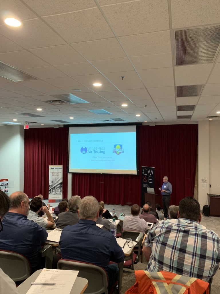 madesafemb's tweet photo. Today, on our second member information meeting of the year, our members are learning more about chemical exposure with Doug Wylie, Winnipeg Air Testing. #SafeWorkCertified https://t.co/UVzrM3Fkr8