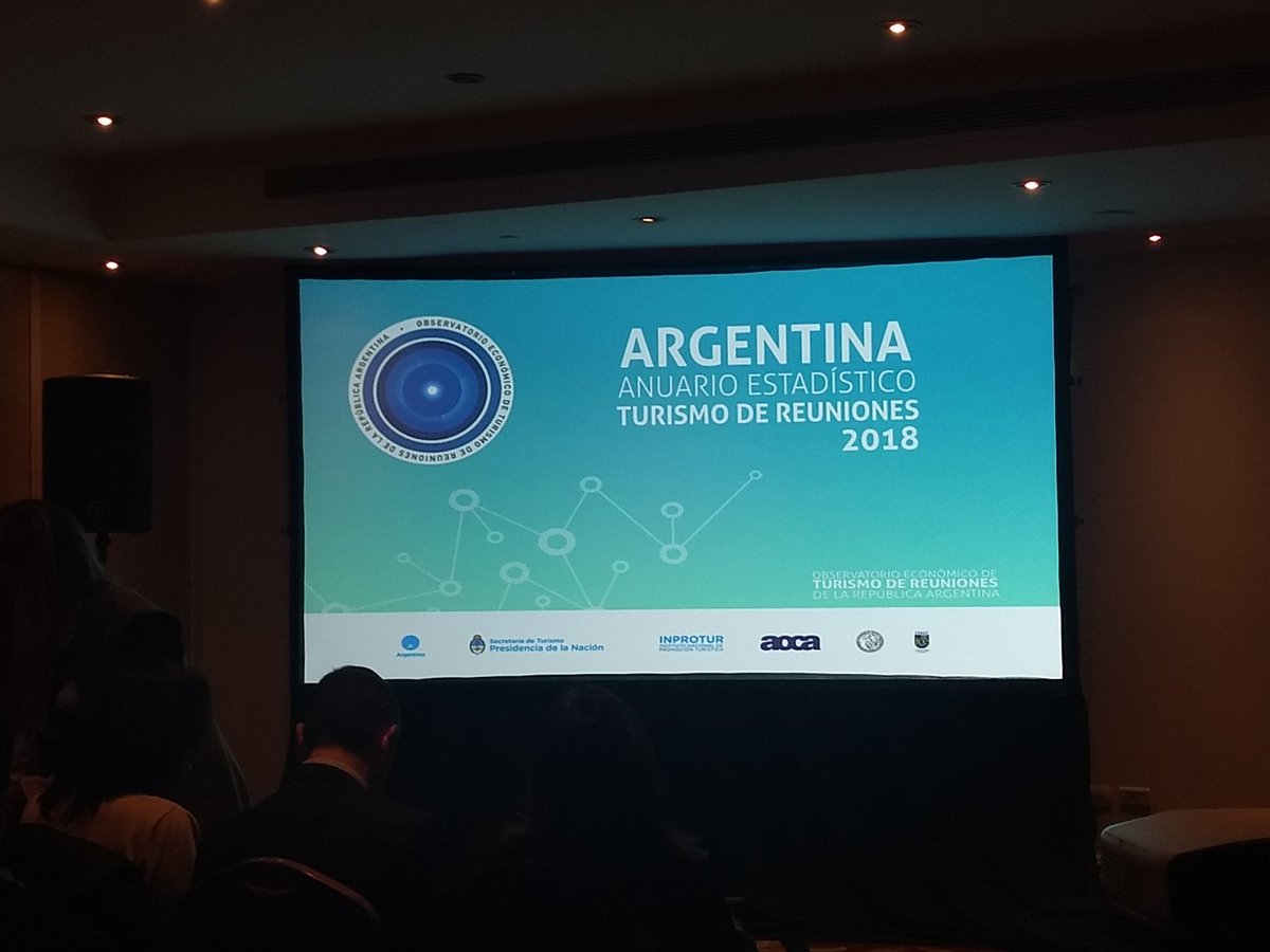 #Ahora Mar del Plata Bureau participando en  la presentación de los resultados 2018 del Observatorio Económico del Turismo de Reuniones de la República Argentina <a href="/OETRArgentina/">OETR  🇦🇷</a>