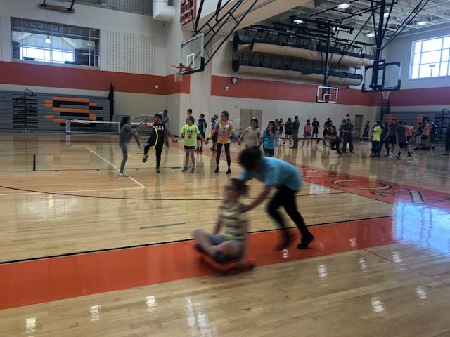 NAMSRelatedArts's tweet photo. The Middle School is getting ready for PE Olympics on Friday June 7! https://t.co/zV2tJeTiL3