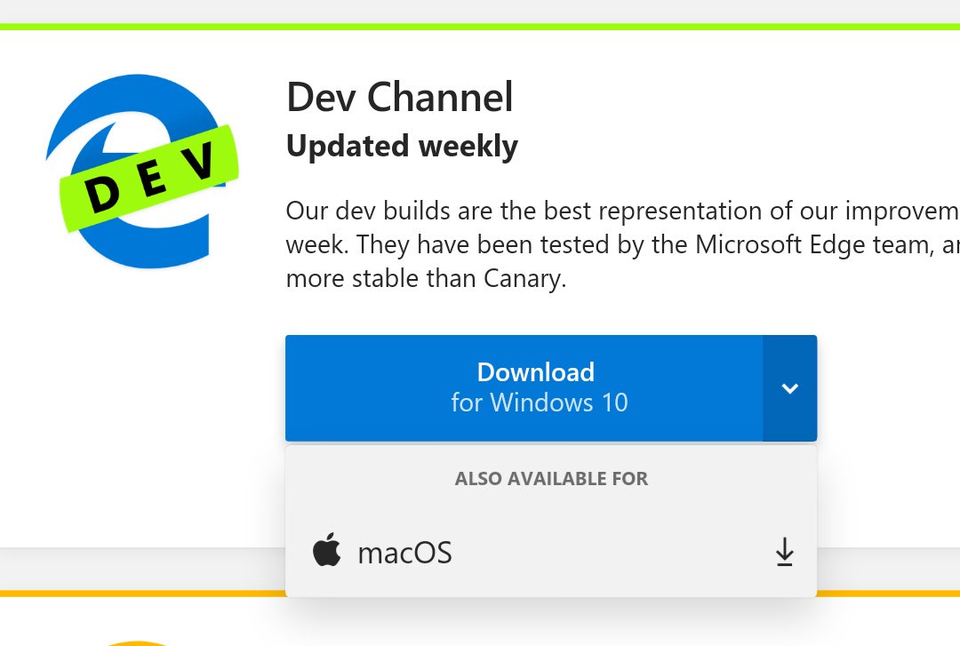 Eli_Weitz's tweet image. BREAKING: #EdgeDev is now available for macOS users! 😁