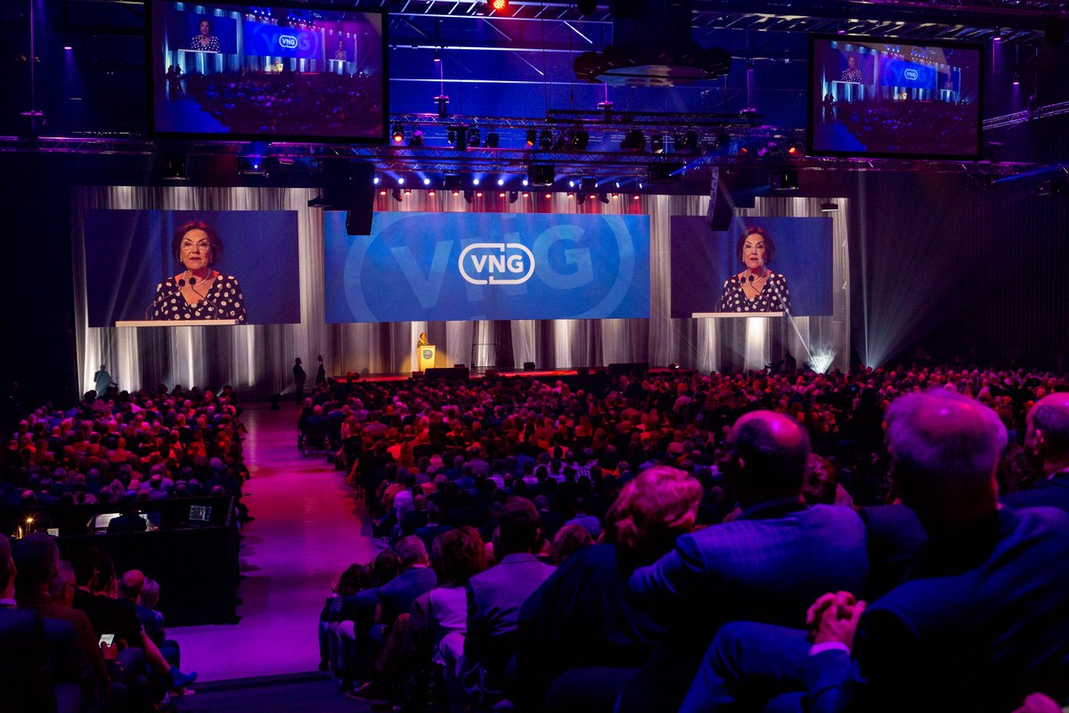 Aan alle bezoekers van het #VNGcongres2019 , bedankt voor jullie komst! Het waren twee fantastische dagen, trots om zo’n mooi congres in de Midden Nederland Hallen te mogen faciliteren.