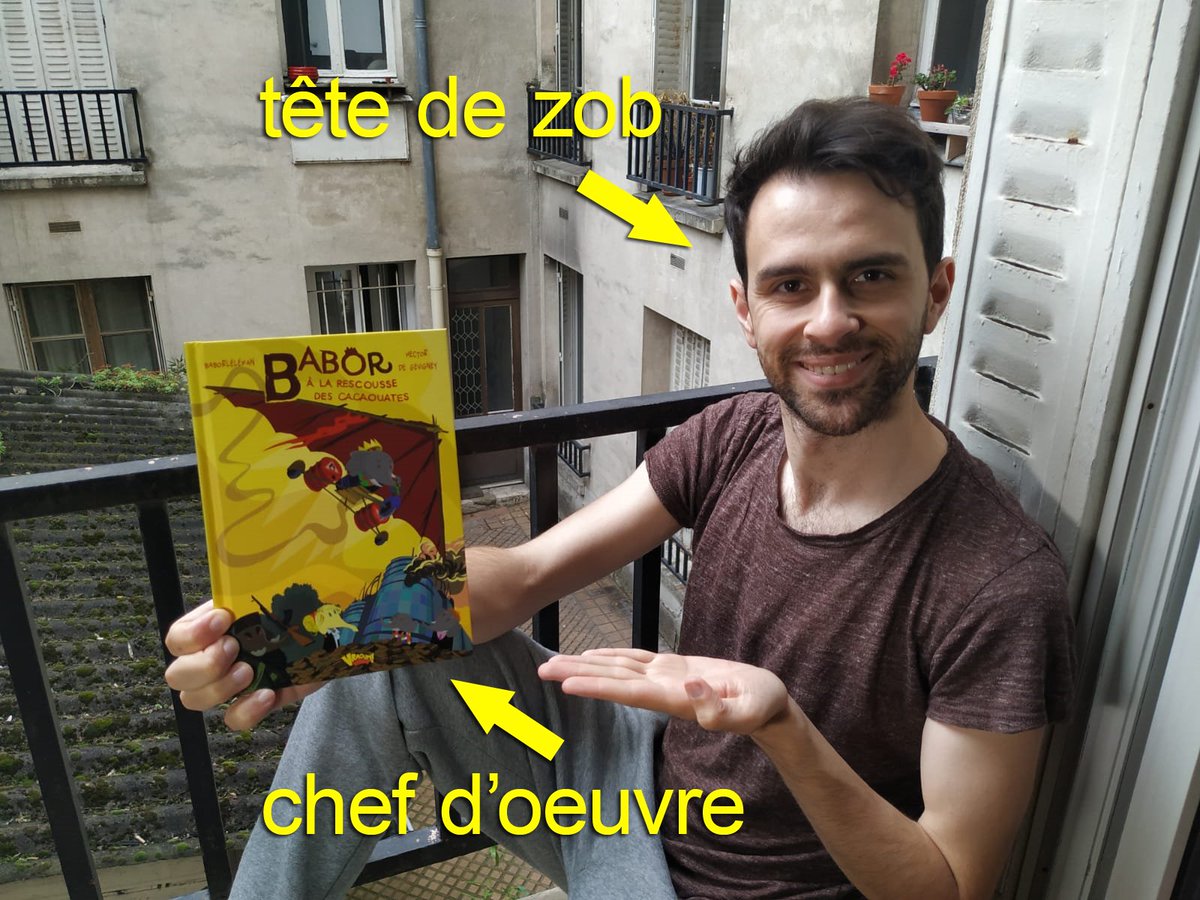 baborlelefan's tweet photo. pour fêter aujourd'hui même la sortie de ma super BD déjà culte, je vous offre la possibilité d'en gagner !
pour ça j'ai choisi un format de concours unique dans le monde : RT + Follow et je tire au hasard deux gagnants samedi ! go !
et pour acheter : https://t.co/aVXFDQPyo2 https://t.co/zCFJMvfz6G