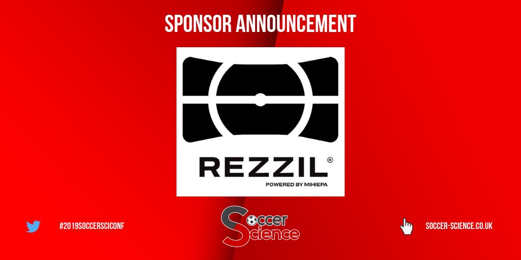 🚨 SPONSOR ANNOUNCEMENT 🚨

We’re very excited to announce that <a href="/Rezzil_/">Isreal</a> powered by <a href="/MiHiepa/">Elite Football Training</a> will not only be exhibiting at the #2019SoccerSciConf but <a href="/mancunian/">Andy Etches</a> will also be showing the product off on stage. This is not to be missed ⚽️

🎟 soccer-science.co.uk/2019.html#