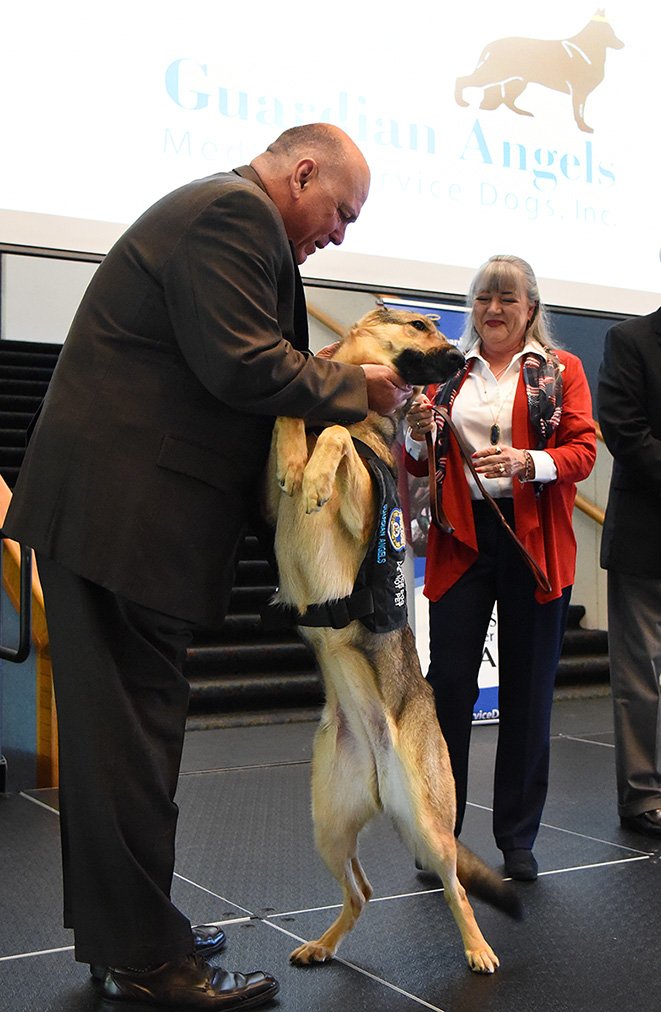 duqedu's tweet photo. Duquesne was very proud to host the @MediServiceDogs Passing of the Leash Ceremony yesterday where four new recipients of service dogs were recognized and shared their stories. https://t.co/eYBkBUg0Ap