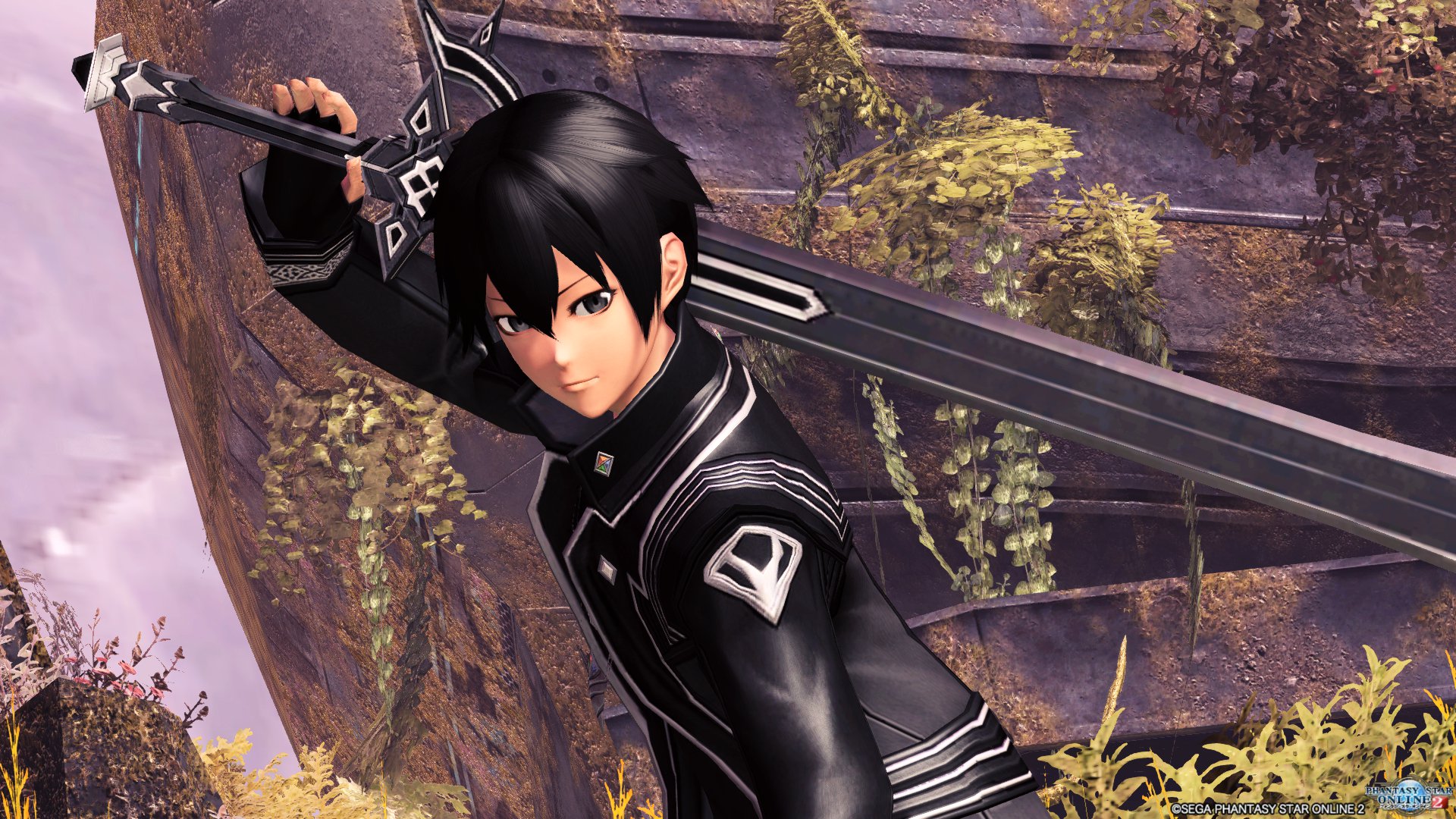 アシィ 再現キャラの隣に元ネタ Pso2 キャラクリし直したキリト T Co Aiwnnukzbg Twitter
