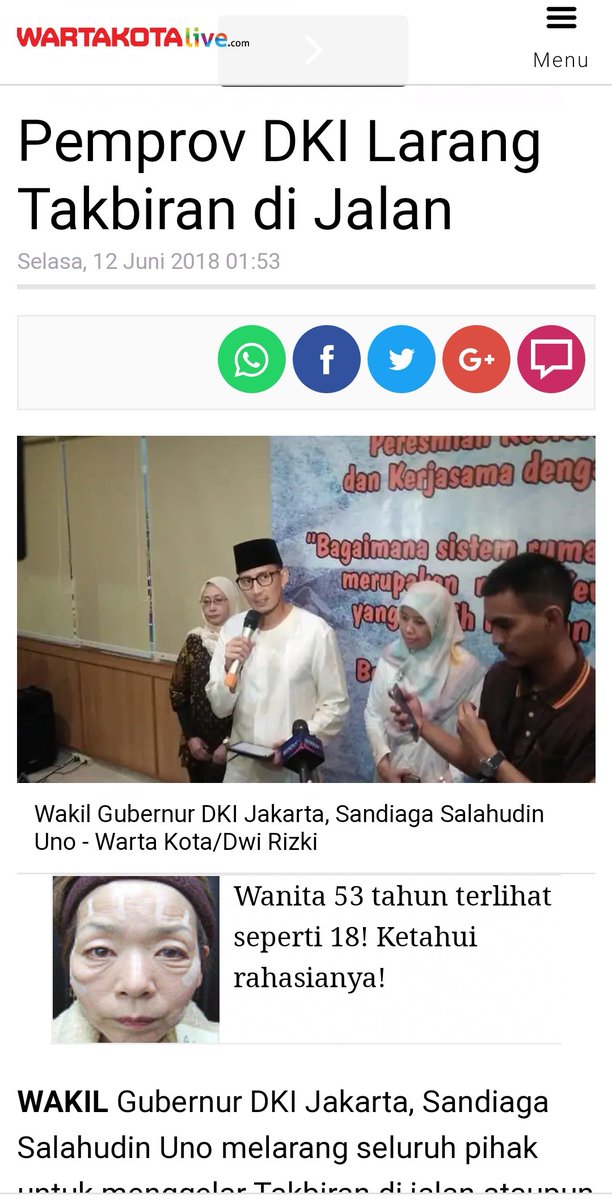 Dia sendiri yang melarang takbiran dijalan tahun 2018 lalu dia juga yang main Teraniaya2an  seolah dia yang bebasin Takbiran di tahun 2019..

Untuk jadi Ngehek memang Sederhana.. cukup bergaya gila