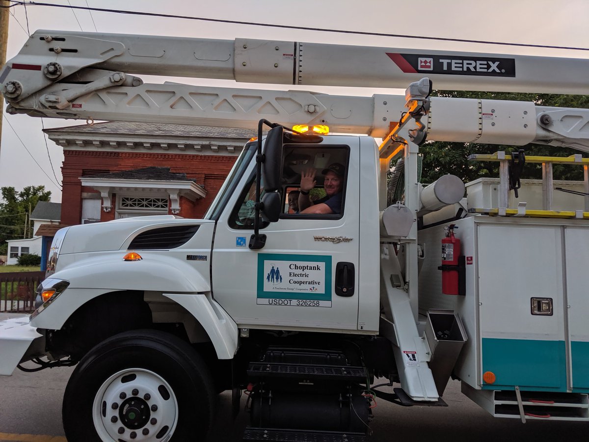 choptankcoop's tweet image. We had so much fun last night in the Preston Parade! #CoopNation #SupportingLocalCommunities #BucketTruck