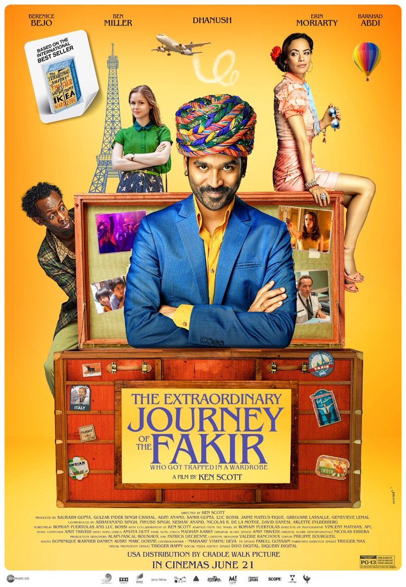 OverSeasRights.Com (@overseasrights) on Twitter photo #TheExtraordinaryJourneyOfTheFakir
#USA Premieres on June20
Releasing in 600+Screens,Release by #Hollywood Studios <a href="/cradlewalkpic/">Cradle Walk Pictures</a>
<a href="/kenscottfakir/">Ken Scott</a>
<a href="/dhanushkraja/">Dhanush</a> <a href="/madhankarky/">Madhan Karky</a>
<a href="/PiiyushSingh/">Piiyush singh.</a> <a href="/BereniceBejo/">Bérénice Bejo</a>
<a href="/ErinMoriarty_/">Erin</a> <a href="/RealBarkhad/">Barkhad Abdi</a>
<a href="/MCapitalVenture/">MCapitalVentures</a> <a href="/FakirOfficial/">The Extraordinary Journey Of The Fakir</a>
<a href="/GRfilmssg/">Golden Ratio Films</a> #TheExtraordinaryJourneyOfTheFakir
#USA Premieres on June20
Releasing in 600+Screens,Release by #Hollywood Studios <a href="/cradlewalkpic/">Cradle Walk Pictures</a>
<a href="/kenscottfakir/">Ken Scott</a>
<a href="/dhanushkraja/">Dhanush</a> <a href="/madhankarky/">Madhan Karky</a>
<a href="/PiiyushSingh/">Piiyush singh.</a> <a href="/BereniceBejo/">Bérénice Bejo</a>
<a href="/ErinMoriarty_/">Erin</a> <a href="/RealBarkhad/">Barkhad Abdi</a>
<a href="/MCapitalVenture/">MCapitalVentures</a> <a href="/FakirOfficial/">The Extraordinary Journey Of The Fakir</a>
<a href="/GRfilmssg/">Golden Ratio Films</a>