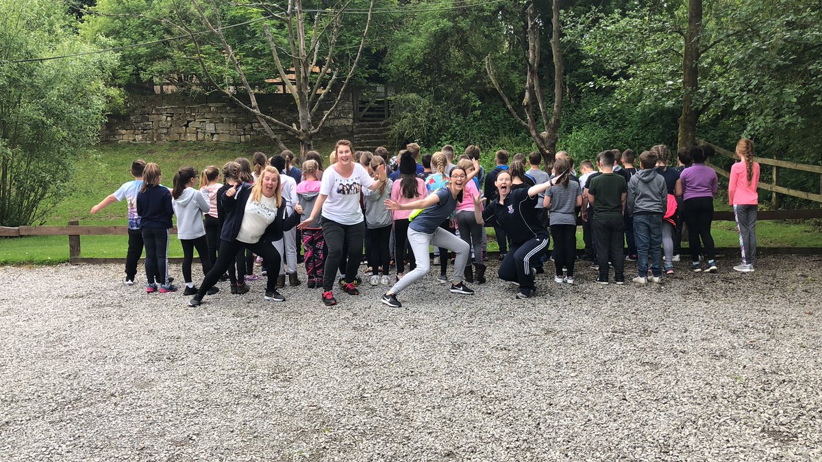 We’ve arrived. First activities are completed. Very wet children.