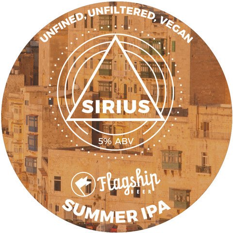 FlagshipBeer's tweet photo. Alright then! Here's Sirius our new summer IPA and Unruly our raspberry lager. The brewery has no windows so I'm trying to remember what summer looks like. https://t.co/cZjhMVrMxY