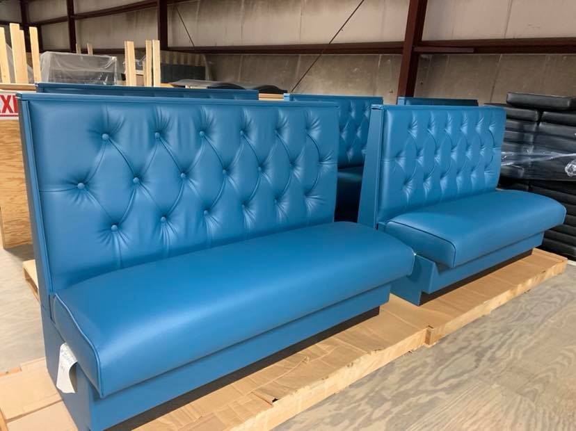 Our tufted booths make a bold statement with your seating. Check out what makes these booths so unique: bit.ly/2VHjHPn #restaurantindustry