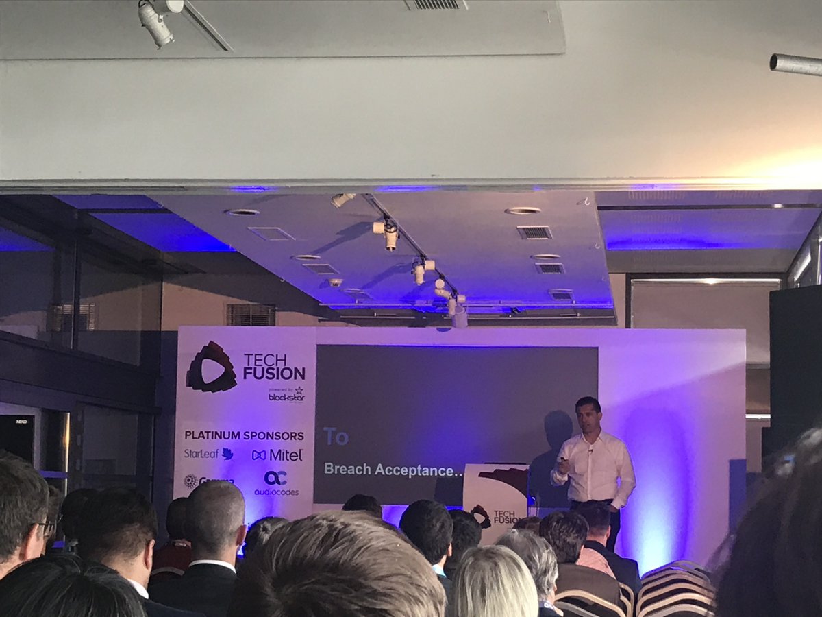 GemaltoUK's tweet image. We need a new mindset, moving from breach prevention to breach acceptance. @Hart_Jason at #techfusion2019