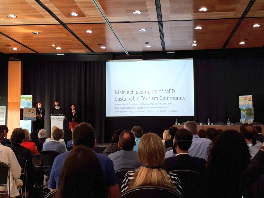 MITOMEDplus_'s tweet photo. #MEDTourism2019 just started!! 🌊
@MEDCommunity3_1 presents the main results achieved so far by the whole #sustainable #tourism community
@MITOMEDplus_ online platform & #GreenBeachModel are one of them
Discover more: https://t.co/eGJxJYP6IV
https://t.co/cAbPShI5GK https://t.co/m0kqJMemqR