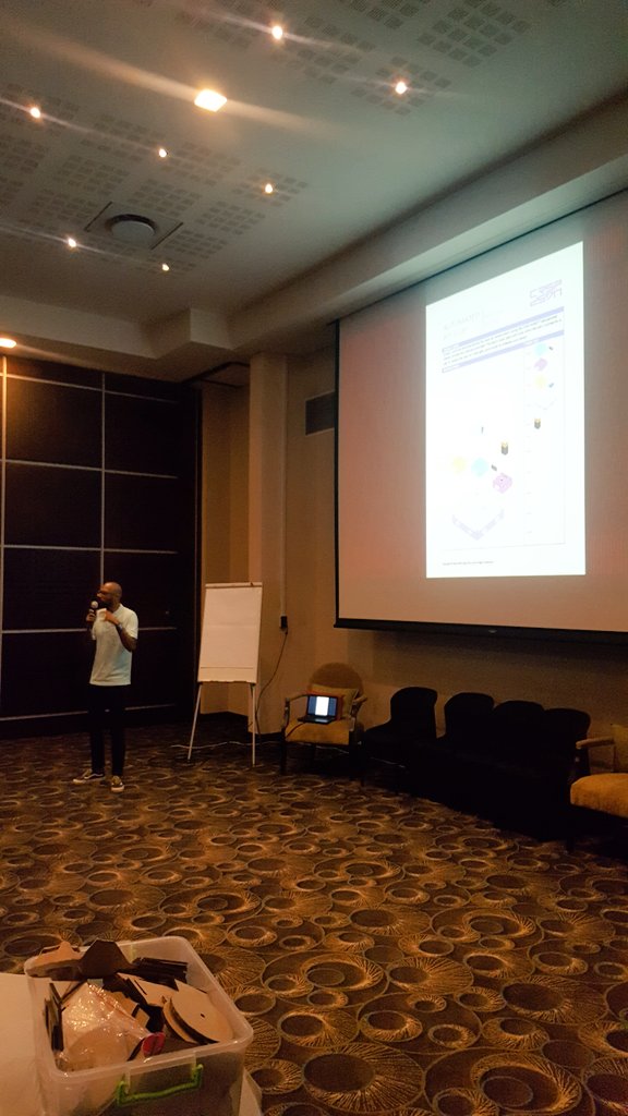 CRSP_dsgn's tweet image. Kicking off an exciting Robotics and Coding session @SasolSA 4th Annual Technical Teachers&apos;  Conference #SasolFoundation #CRSPRobo #LCERT