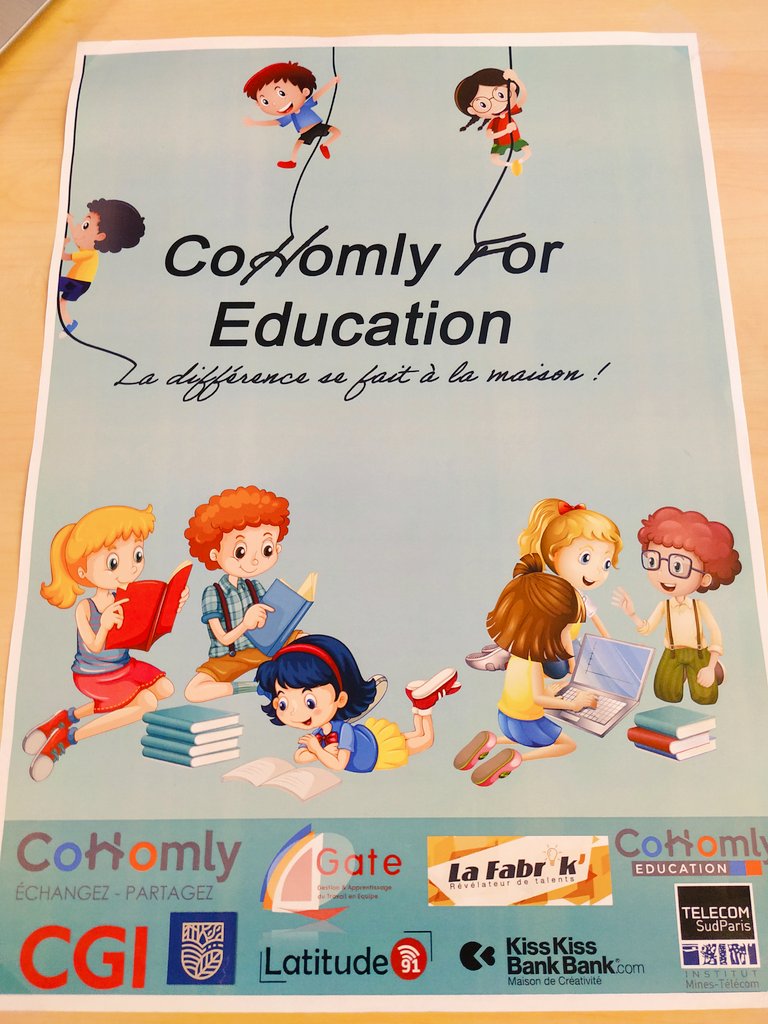 OpenTheGateFr's tweet photo. L'équipe de #CoHomlyforEducation @cohomly évoque son projet en lien avec l'#apprentissage des #collégiens en #Essonne 🚸 https://t.co/1ncXEnNOhd