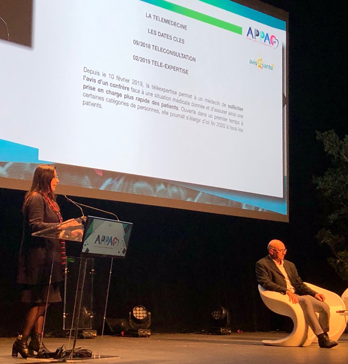⁦@APPAContact⁩ à #biarritz on parle de la #cardiologie du futur.  La télé-expertise améliore le travail en équipe. ⁦