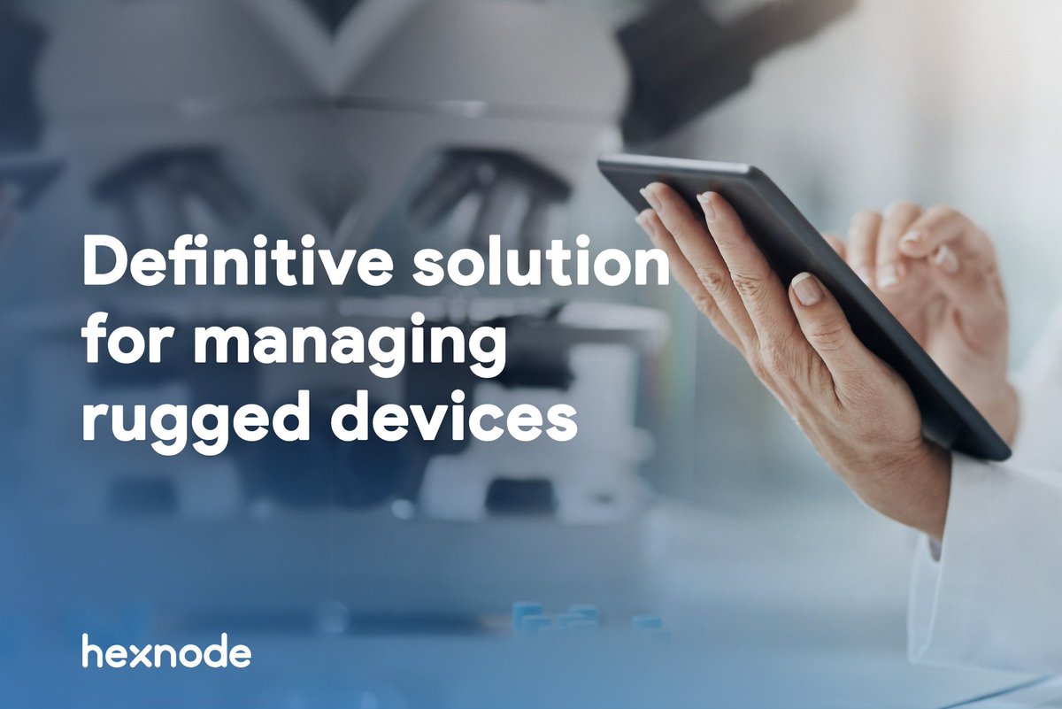 thehexnode's tweet image. A robust and secure management suite for rugged devices in the enterprise.
hexnode.com/mobile-device-…
#hexnode #uem #security #ruggeddevices