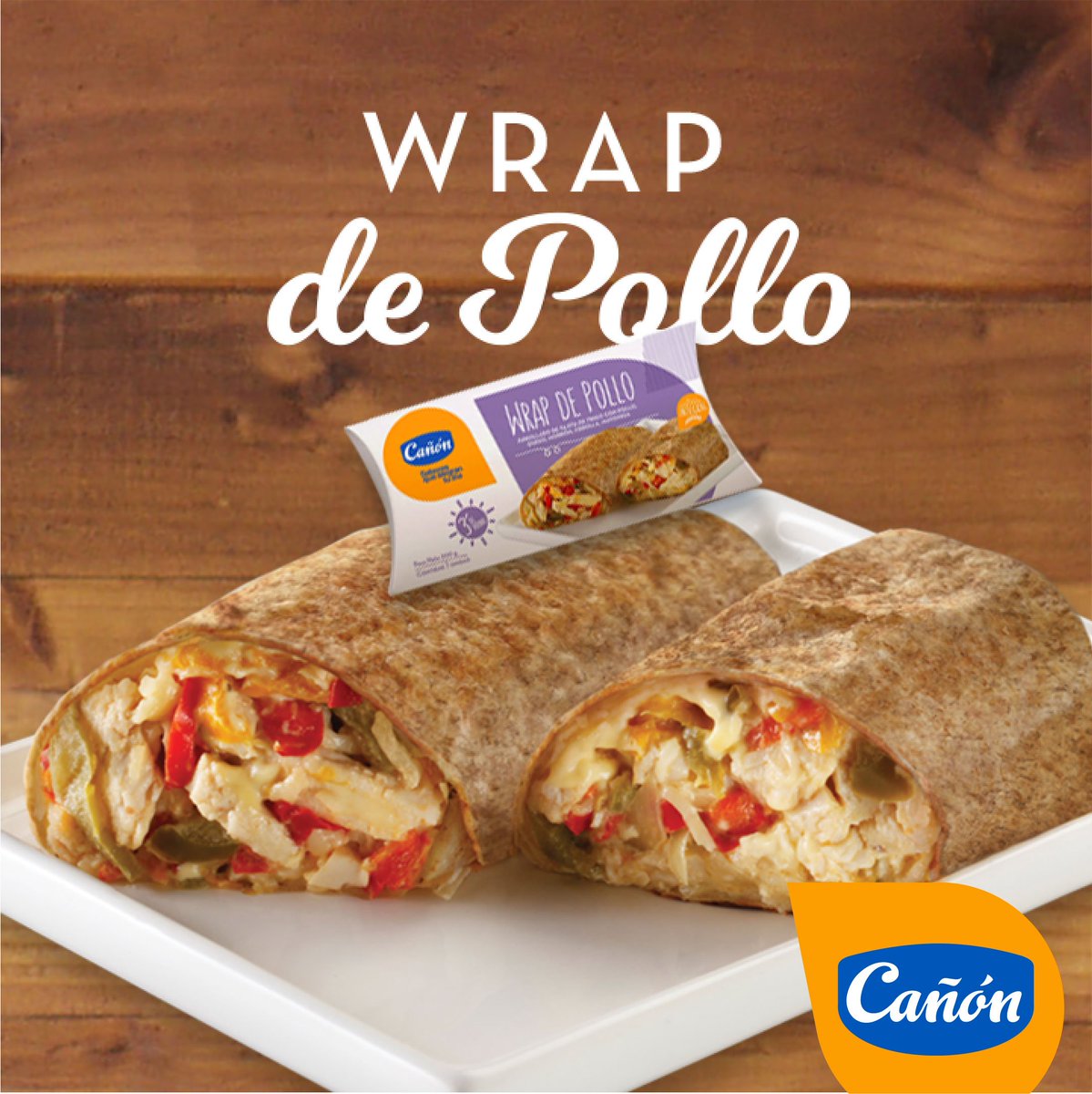 AlimentosCanion's tweet photo. Cuando almuerces estos Wraps Cañn te vas a convertir en la envidia de toda la oficina! #SaboresQueAlegranTuDía https://t.co/tPzzIDBSCW