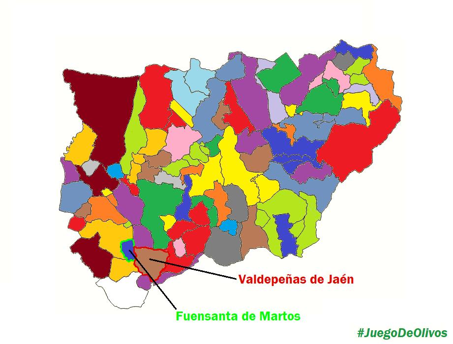 Primera semana de abril de 2101.
Fuensanta de Martos ha conquistado Valdepeñas de Jaén.
#FuensantaDeMartos #ValdepeñasDeJaén #JuegoDeOlivos
