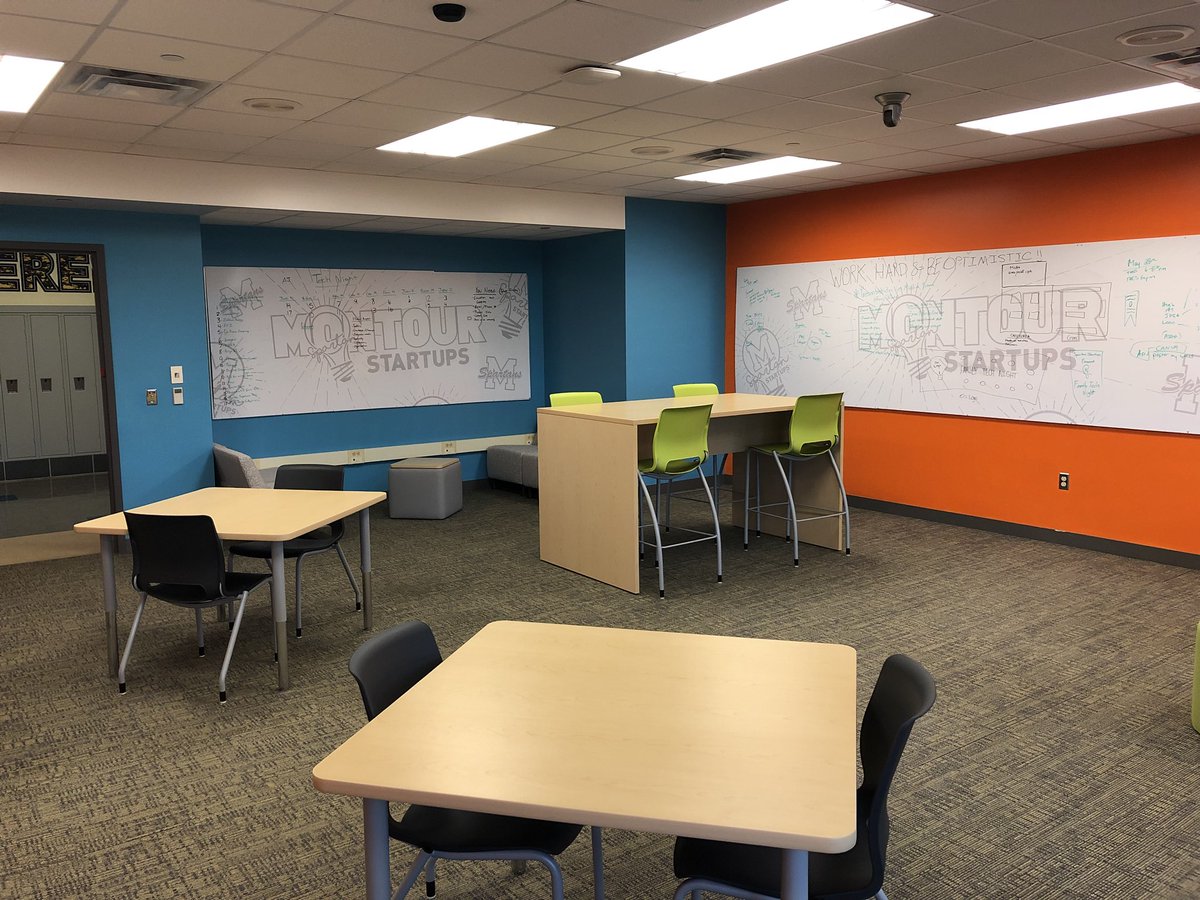 hilltopspartan's tweet photo. Check out @montrepeneurs new Think Tank! Big things coming! #Innovate #Design #Lead #Design #MontourProud https://t.co/4rFUy0baAf