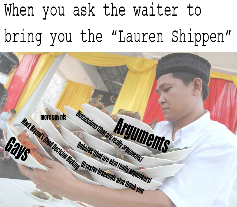 World Of Untypical (@untypical_world) on Twitter photo (based off a post by @SchneiderJamz )
What happens when you order the <a href="/laurenshippen/">Lauren Shippen</a> at a restaurant (based off a post by @SchneiderJamz )
What happens when you order the <a href="/laurenshippen/">Lauren Shippen</a> at a restaurant