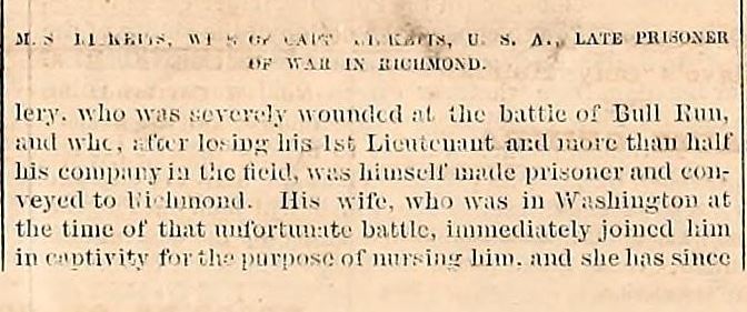 CWBelleTraveler's tweet photo. The Bravery of Fanny Ricketts #DevotedWife #WomenoftheCivilWar #Manassas https://t.co/YmRSZARmUX https://t.co/Lk4znLSRbn