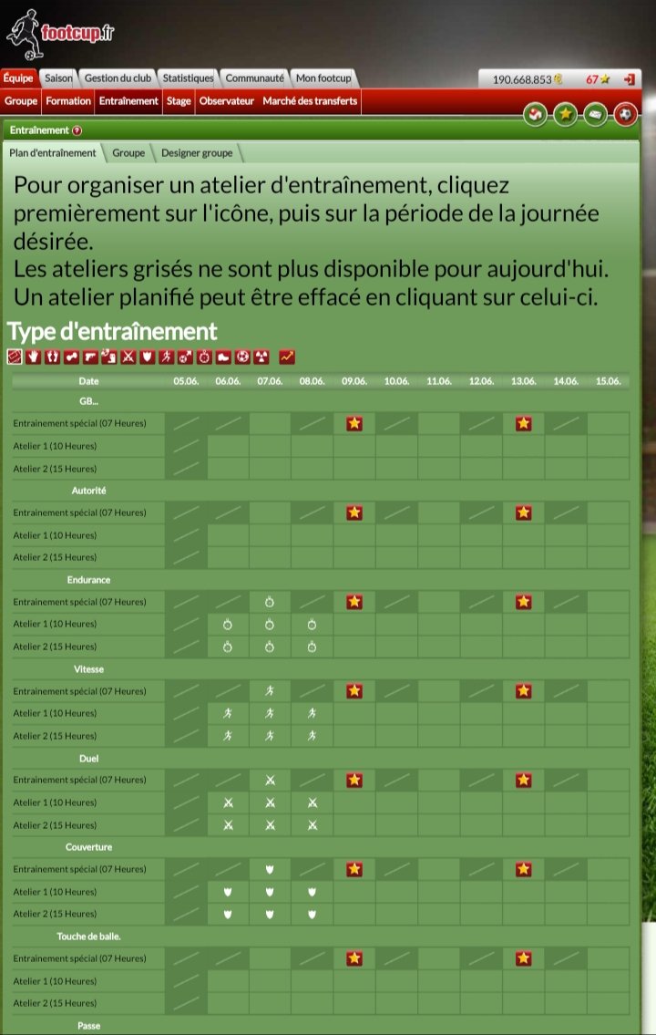 JeuFootcupFR's tweet photo. Vous pouvez gérer votre effectif, votre formation, les entraînements pour vos joueurs, les stage de mi-saison, recruter et vendre vos joueur à d'autre club du jeu https://t.co/HYdJtDJXqa