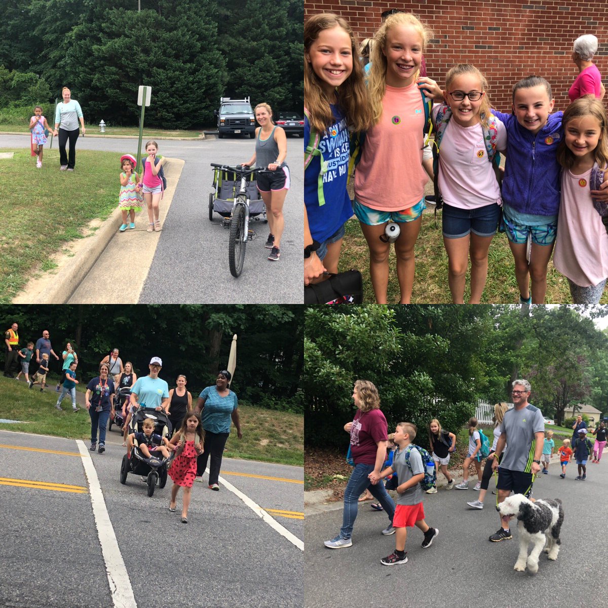 wresWildcats's tweet photo. WES Walk to School Day was a huge success! Thank you to our wonderful PTA for organizing it and CCPD for supporting us! #WESptaRocks #chesterfieldcountyPD #WESwellnessWednesday #ONEccps https://t.co/7HvM73GEO7