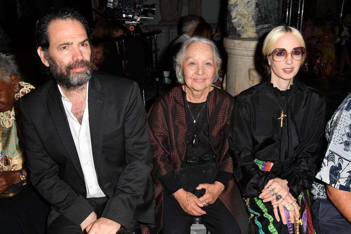 Front row at the #GucciCruise20 fashion show in Rome. #AlessandroMichele @museiincomune #MuseiCapitolini