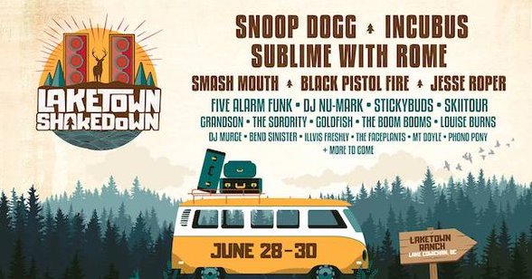 Rockin with <a href="/SnoopDogg/">Snoop Dogg</a> + <a href="/SublimeWithRome/">Sublime with Rome</a> #june30th #LaketownShakedown