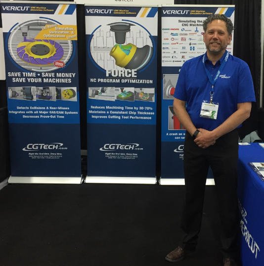 VERICUT_CGTech's tweet image. If you are near Edmonton this week stop by the CGTech VERICUT booth at the WMTS #vericut #cncsimulation #manufacturingtechnology