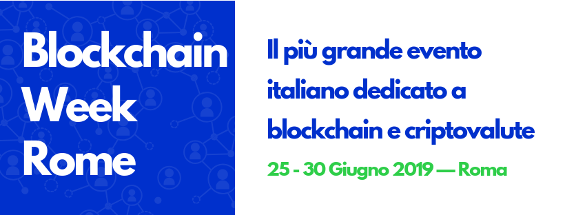 androm's tweet photo. #SaveTheDate 25 - 30 giugno segnalo Blockchain Week Rome, il più grande evento italiano dedicato a #blockchain e #cryptocurrency.
Per info: https://t.co/D9B1wdEulN
Tra gli speaker:
@HashTrust @hiteck @marcobellezza @GLComandini @avvmax70 @FedericoTenga @palermoemiliano https://t.co/ROhXyGu95d